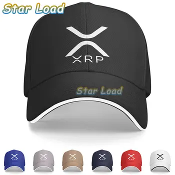 XRP Beisbola Cepurītes Regulējams Snapback Cryptocurrency Klp Vīriešu un Sieviešu Modes Atdzist Cepures, lai Unisex