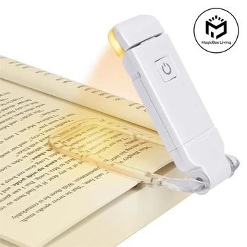 LED USB Lādējamu Grāmatu Lasīšanas Gaismas Spilgtuma Regulēšana Acu Aizsardzība Klipu Grāmatu Vieglo Portatīvo Grāmatzīmi Lasīt Gaismas