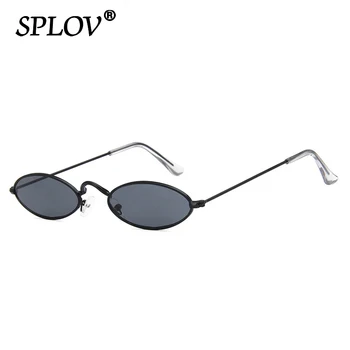Retro Mazas Ovālas formas Saulesbrilles Vīriešiem, Sievietēm SteamPunk Vintage Saules Brilles Street Fashion Eyewear Stilīgs Toņos Oculos de Sol UV400